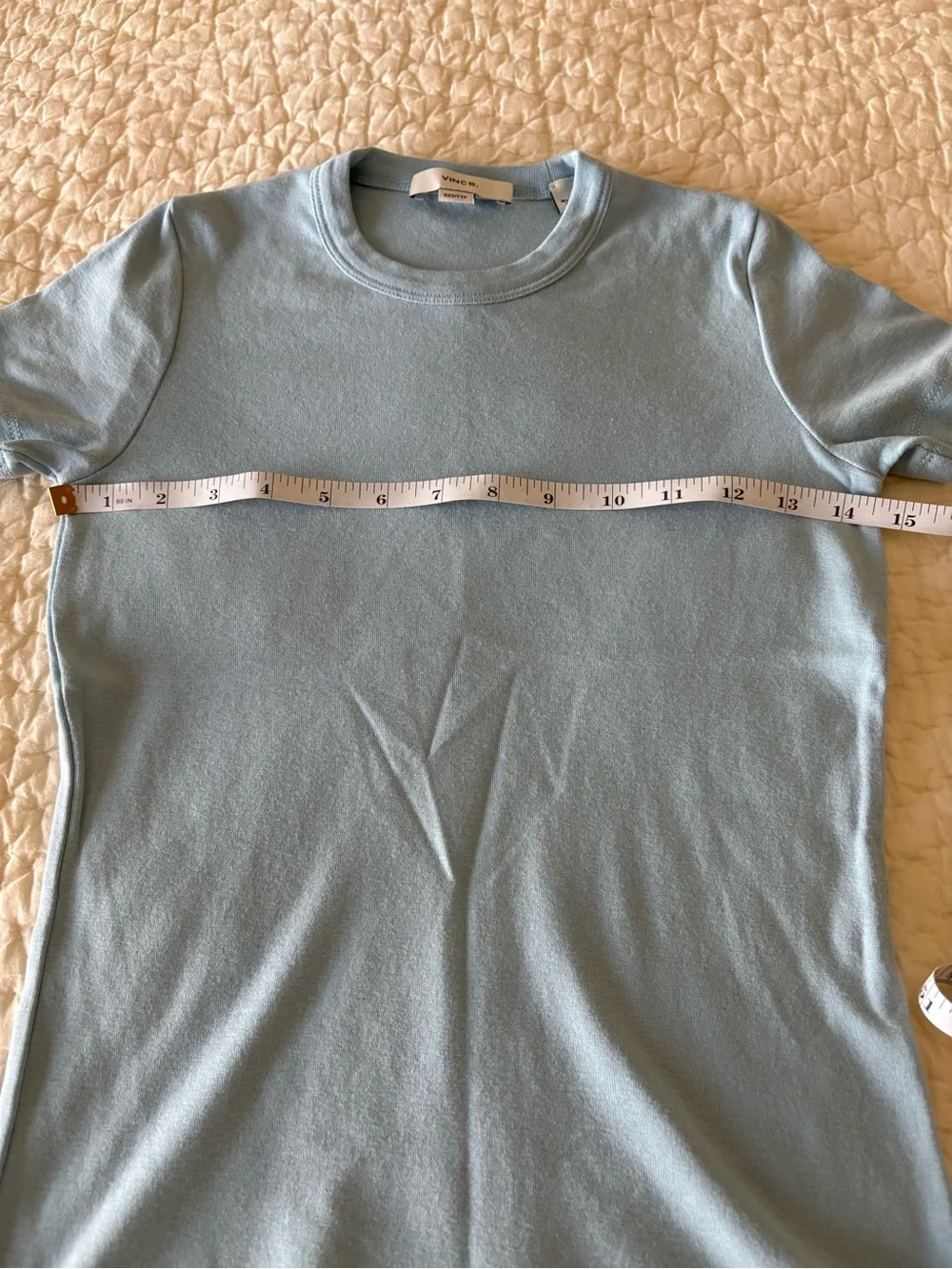 Vince blue 90s baby tee